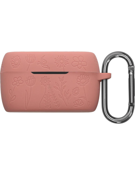 Funda de Silicona kwmobile para Jabra Elite 4 - Patrón en Relieve Funda de Silicona kwmobile para Jabra Elite 4 - Patrón en Relieve