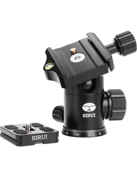 Cabezal de bola de aluminio Sirui E-10 29 mm, negro, 8 kg Cabezal de bola de aluminio Sirui E-10 29 mm, negro, 8 kg