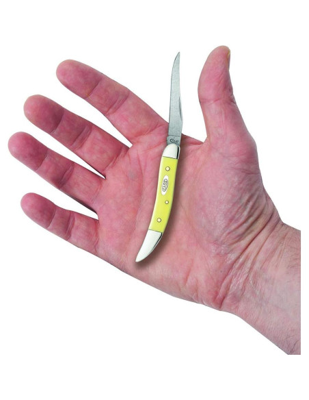 Cuchillo de bolsillo Case Pequeño Texas Toothpick Amarillo 7.62 cm Cuchillo de bolsillo Case Pequeño Texas Toothpick Amarillo 7.62 cm