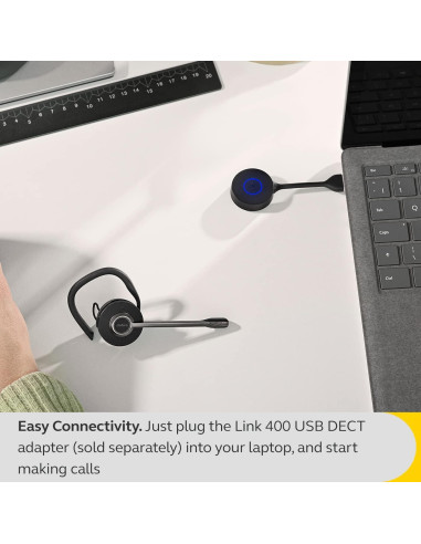 Auricular Inalámbrico Jabra Engage 55 con USB DECT - Negro