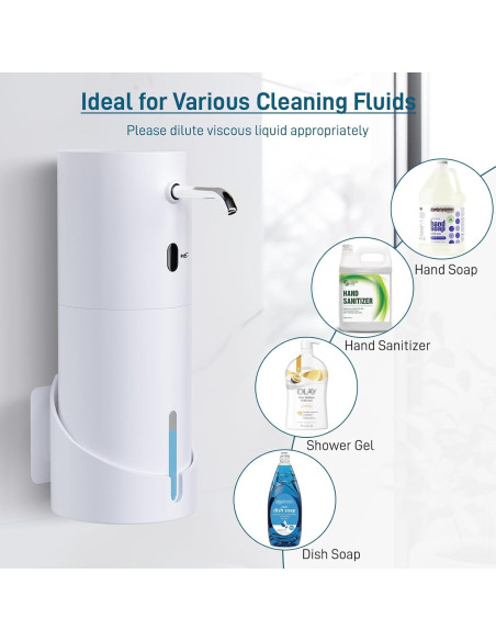 Dispensador de Jabón Automático WRISIN 450 ml Blanco Dispensador de Jabón Automático WRISIN 450 ml Blanco