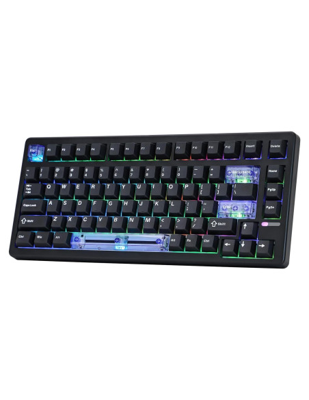 Teclado Gaming EPOMAKER HE80, 8K Polling, Gasket, RGB, Negro Teclado Gaming EPOMAKER HE80, 8K Polling, Gasket, RGB, Negro