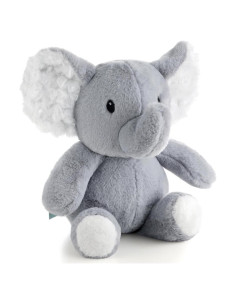 Elefante de Peluche The Peanutshell 25 cm Lavable para Bebés
