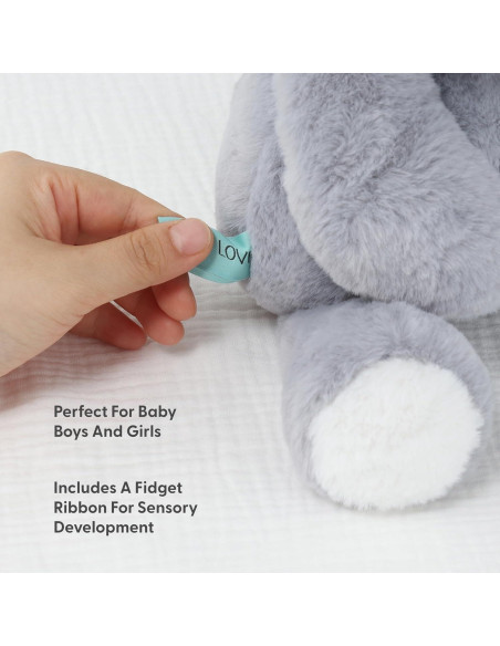 Elefante de Peluche The Peanutshell 25 cm Lavable para Bebés Elefante de Peluche The Peanutshell 25 cm Lavable para Bebés