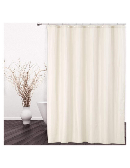 Cortina de Ducha CAROMIO 100% Impermeable Marfil 182.88x182.88 cm Cortina de Ducha CAROMIO 100% Impermeable Marfil 182.88x182.88 cm