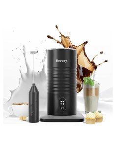 Espumador de Leche Eléctrico Bovoey 4 en 1 400W Negro