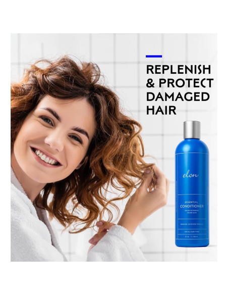 Champú y Acondicionador Elon Sin Sulfatos 340g - Hidratante y Protector Champú y Acondicionador Elon Sin Sulfatos 340g - Hidratante y Protector