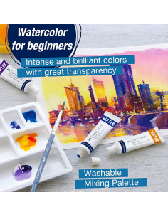 Juego de Pinturas Acuarelables Faber-Castell - 12 Tubos 9 ml 2