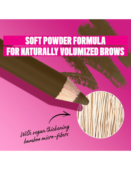 Lápiz de Cejas Powder Louder NYX - Vegano, 12 Horas, Taupe Lápiz de Cejas Powder Louder NYX - Vegano, 12 Horas, Taupe