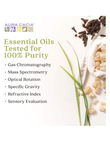 Aura Cacia Aceite Esencial de Árbol de Té 15 ml Puro Grado Terapéutico
