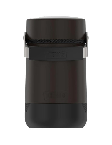 Tarro de Comida Aislado Thermos 800 ml Acero Inoxidable Negro