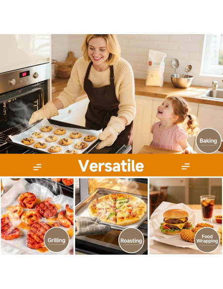 210 Hojas de Papel Pergamino LUYROOES 30.4x40.6 cm Anti-Adherente 210 Hojas de Papel Pergamino LUYROOES 30.4x40.6 cm Anti-Adherente