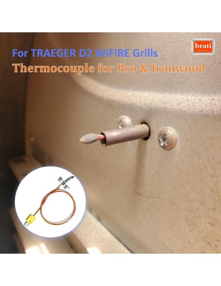 Sonda Termopar Traeger KIT0422 para Parrillas D2 Pro e Ironwood Sonda Termopar Traeger KIT0422 para Parrillas D2 Pro e Ironwood