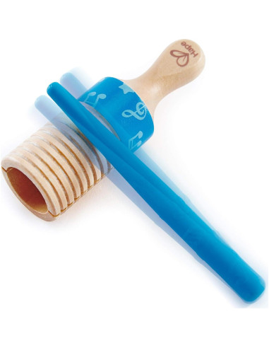 Juego de Instrumentos Musicales de Madera Hape - Clapper y Guiro