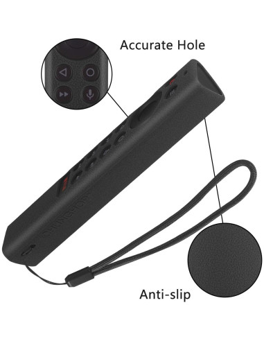 Funda de Silicona para Control Remoto NVIDIA Shield TV Pro 4K - Negra