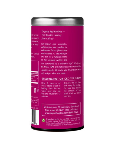 Té Herbal Get Lost La República del Té 36 Bolsitas 46.69g