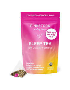 Té Orgánico para Dormir Pink Stork - Sin Melatonina - 15 Bolsitas
