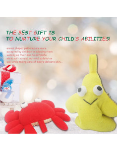 Esponja de Ducha Natural Bleu Bath 2 Pack para Niños 2