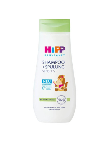Champú HiPP con Aceite de Almendra Orgánico 200 ml