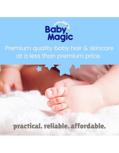 Jabón Suave Baby Magic para Cabello y Cuerpo 887 ml Vainilla Avena