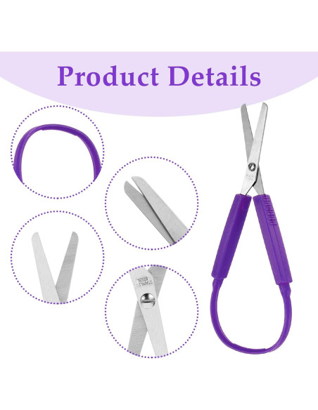 Tijeras de Bucle Yolev 14cm para Niños - 3 Piezas Coloridas Tijeras de Bucle Yolev 14cm para Niños - 3 Piezas Coloridas