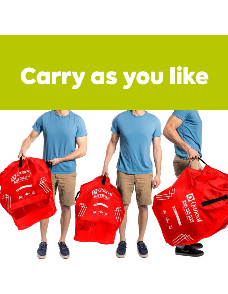 Bolsa de Viaje para Asiento de Coche Dusbas235 - Rojo Bolsa de Viaje para Asiento de Coche Dusbas235 - Rojo