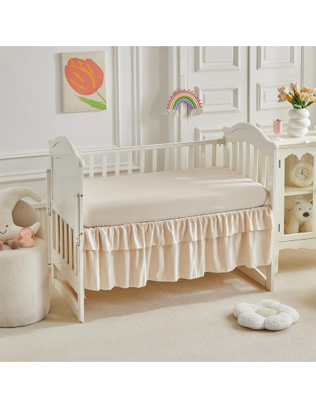 Juego de Ropa de Cuna UOZZI BEDDING 3 Piezas Boho Encaje Juego de Ropa de Cuna UOZZI BEDDING 3 Piezas Boho Encaje