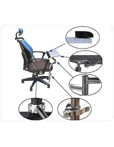 Soporte Ergonómico MagicHold para Teclado y Laptop Plata