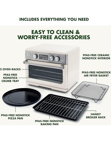 Horno de Convección y Freidora de Aire GreenPan Elite 13 en 1