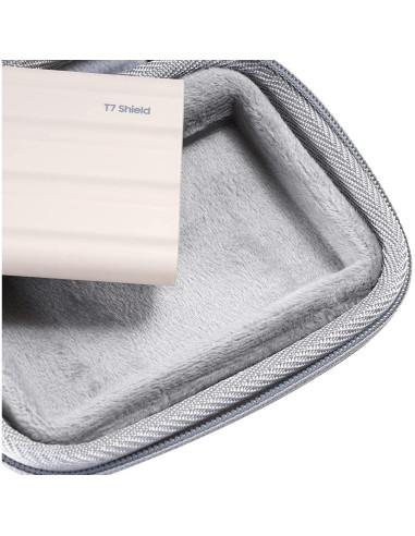 Funda Dura AONKE para SSD Samsung T7 Shield/T9 1TB/2TB Gris