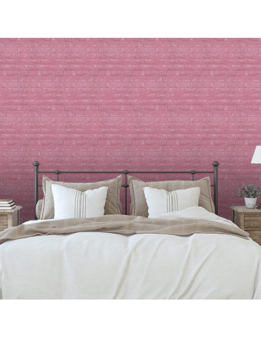 Paneles de Pared 3D Autoadhesivos Yutianli 30PCS Rosa