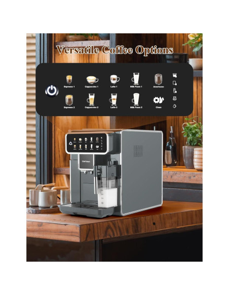 Cafetera Automática Chef Robot AM7203 con Molinillo 12 Tazas Cafetera Automática Chef Robot AM7203 con Molinillo 12 Tazas