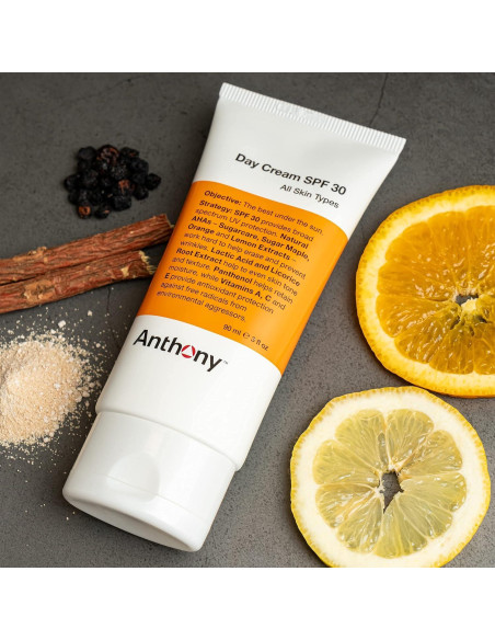 Crema Facial Diurna Anthony SPF 30 Hidratante 85g para Hombres Crema Facial Diurna Anthony SPF 30 Hidratante 85g para Hombres