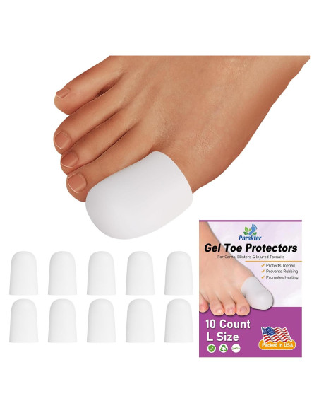Protectores de Dedos Pnrskter - 10 Fundas de Gel con Aloe Vera Protectores de Dedos Pnrskter - 10 Fundas de Gel con Aloe Vera