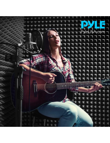 Panel Acústico Pyle Absorbente de Sonido con Soporte Ajustable Panel Acústico Pyle Absorbente de Sonido con Soporte Ajustable