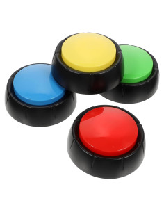 Botones Hablantes Interactivos para Perros HANABASS 4 Pcs