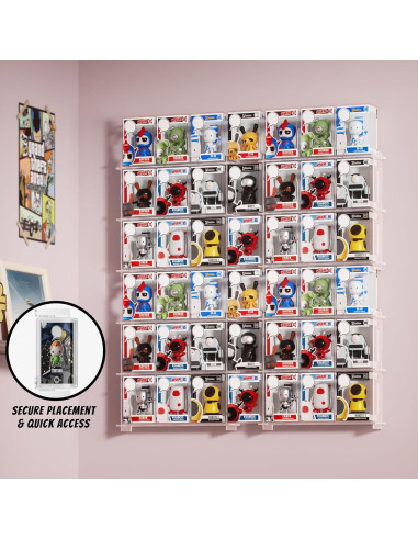 Estantes Flotantes WINKINE para Funko Pop - Paquete de 2
