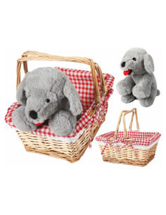 Cesta de Picnic con Perro de Peluche Libima - Accesorio de Disfraz