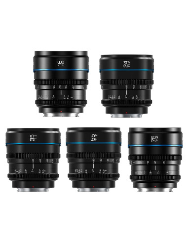 Conjunto de Lentes de Cine SIRUI Night Walker T1.2 5 Piezas