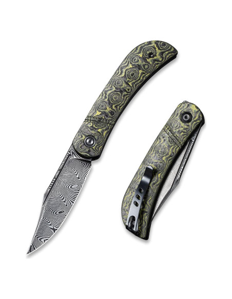 Cuchillo Plegable CIVIVI Appalachian Drifter Damasco 7.5 cm Cuchillo Plegable CIVIVI Appalachian Drifter Damasco 7.5 cm