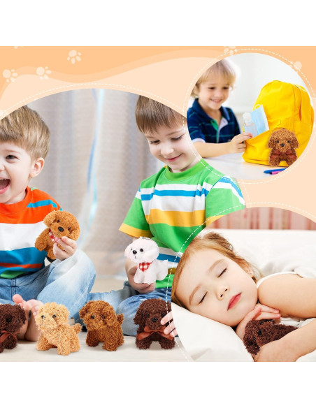 Lote de 14 Perros de Peluche Zomiboo 12 cm Suaves y Adorables Lote de 14 Perros de Peluche Zomiboo 12 cm Suaves y Adorables
