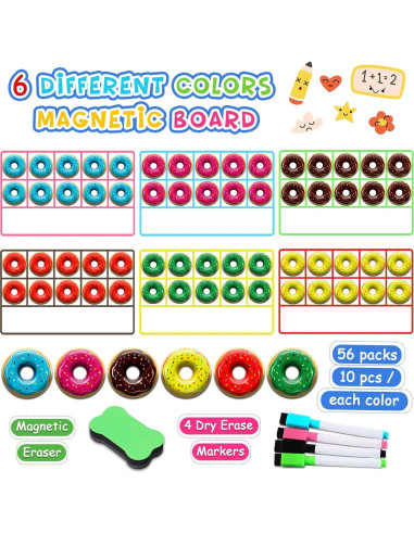 Conjunto Magnético de Matemáticas LOOIKOOS para Niños 3-5 Años