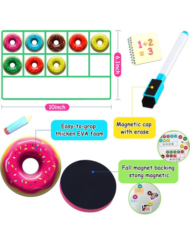 Conjunto Magnético de Matemáticas LOOIKOOS para Niños 3-5 Años
