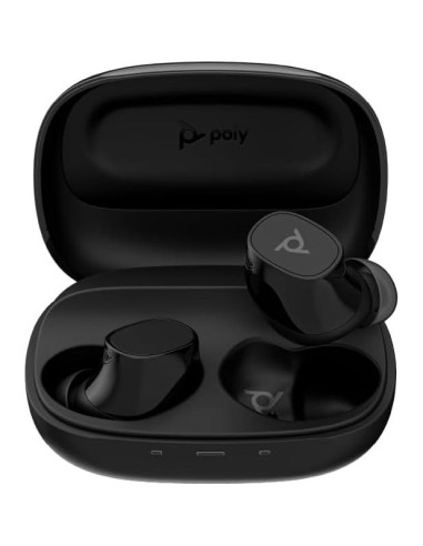 Auriculares Inalámbricos Poly Voyager Free 20 Gris - ANC, 8h Batería