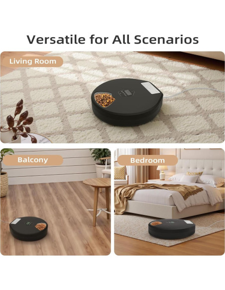 Dispensador Automático de Comida ITSCUTE para Mascotas 5 Comidas Dispensador Automático de Comida ITSCUTE para Mascotas 5 Comidas