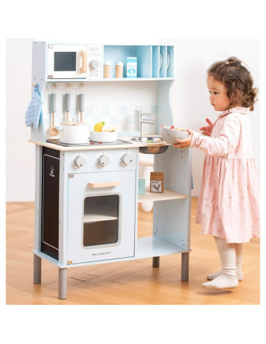Cocina de Juguete de Madera Azul New Classic Toys Bon Appetit