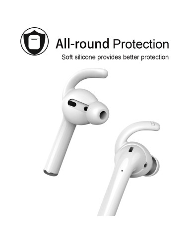 Ganchos de oído antideslizantes silicona para AirPods 1 y 2