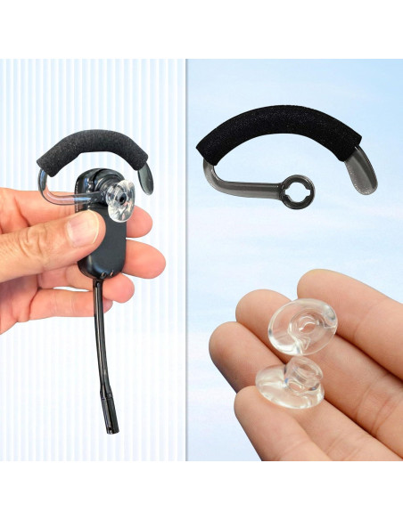 Kit de Repuestos para Auriculares Plantronics WH500 CS540 - 9 Piezas Kit de Repuestos para Auriculares Plantronics WH500 CS540 - 9 Piezas