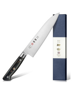 Cuchillo de Chef Japonés Kanngou 21 cm Acero AUS-8 Pakkawood