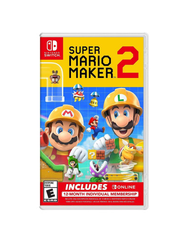 Super Mario Maker 2 + Membresía 12 Meses Nintendo Switch Online